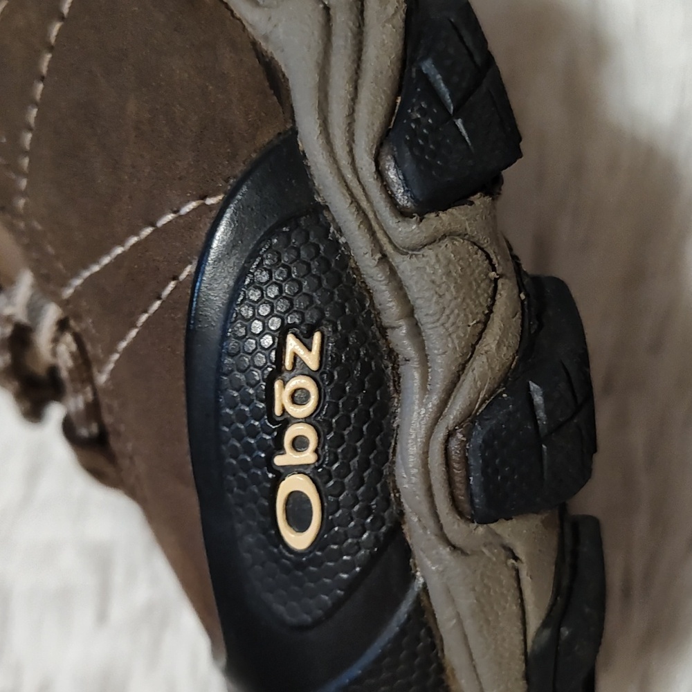 Obōz Womens Bridger Mid Hiking Boots Walnut Brown Leather B-Dry Waterproof 9.5 - Picture 6 of 11